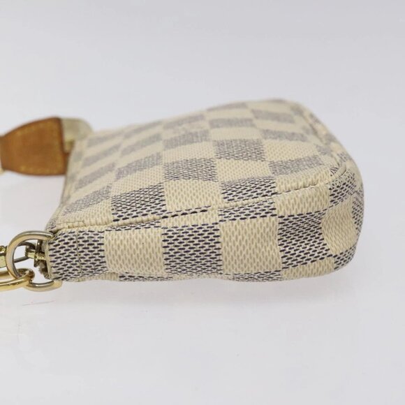 LOUIS VUITTON Damier Azur Mini Pochette Accessoires Pouch - Picture 12 of 16